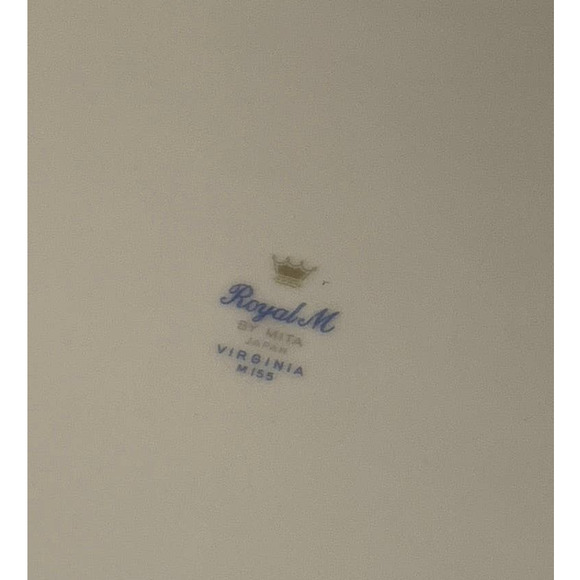 Royal M by Mita Dinner Plate Japan Virginia Miss - Picture 5 of 5